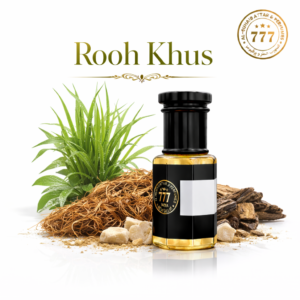 Rooh Khus Attar - Fresh Vetiver, Earthy & Woody Musk | Cooling Natural Perfume Oil